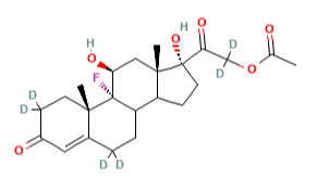 Fludrocortisone-21-Acetate-2,2,6,6,21,21-D6 (major)