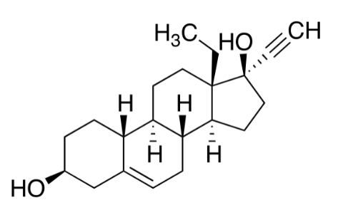 13-Ethyl-18,19-dinorpregn-5-en-20-yne-3beta,17beta-diol