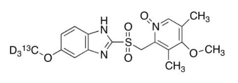 Omeprazole-13C, D3 Sulfone N-Oxide