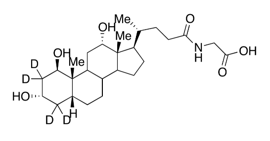 1beta-Hydroxyglycodeoxycholic Acid-D4 major