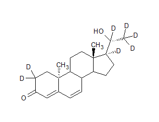 20beta-Dihydrodydrogesterone-D7 (major)