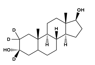 Androstane 3-alpha-17 beta-diol d3