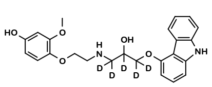 4'-Hydroxyphenyl Carvedilol D5
