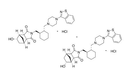 Lurasidone Inactive Metabolite 14326, 5?/6?-Hydroxy Lurasidone Hydrochloride (Mixture of Diastereomers)