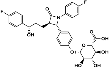Ezetimibe Phenoxy-O-b-D Glucuronide