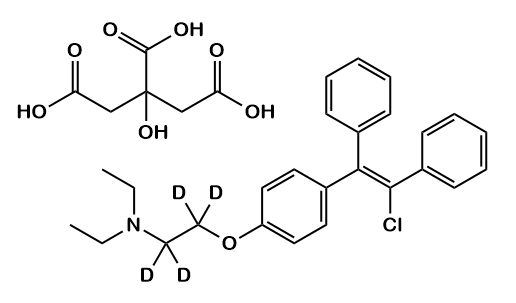 Zuclomiphene(cis-Clomiphene)  D4 Citrate