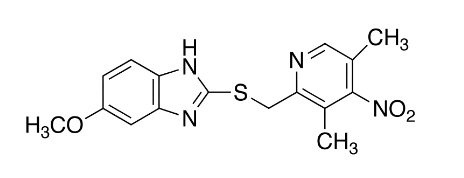 4-Desmethoxy-4-nitro Omeprazole Sulfide