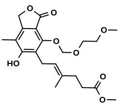 methyl (E)-6-(6-hydroxy-4-((2-methoxyethoxy)methoxy)-7-methyl-3-oxo-1,3-dihydroisobenzofuran-5-yl)-4-methylhex-4-enoate