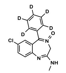 Chlordiazepoxide D5?controlled?