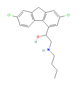 2-n-Butylamino-1-(2,7-dichloro-9H-fluoren-4yl)ethanol