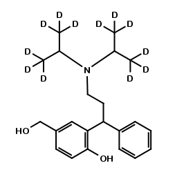 Rac-5-Hydroxymethyl  Tolterodine D14  