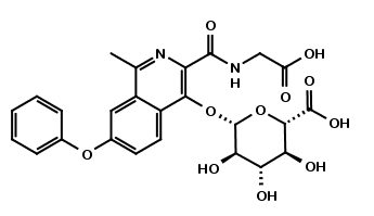 Roxadustat-O-Glucuronide
