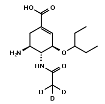 Oseltamivir D3 acid