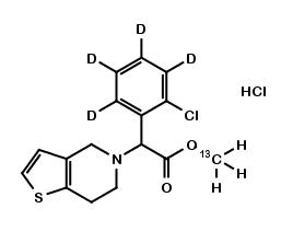Clopidogrel 13C D4 Hydrochloride