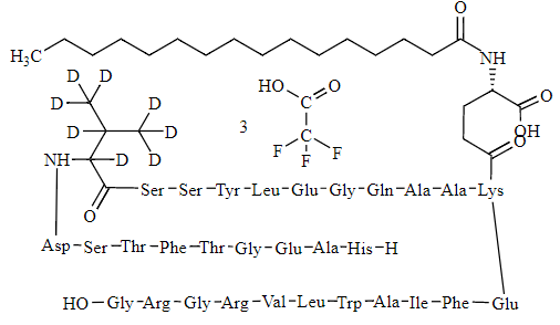 Liraglutide D8 Tri-trifluoroacetate