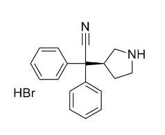3-(R)-(-)-(1-Cyano-1,1-diphenylmethyl) pyrrolidine HBr