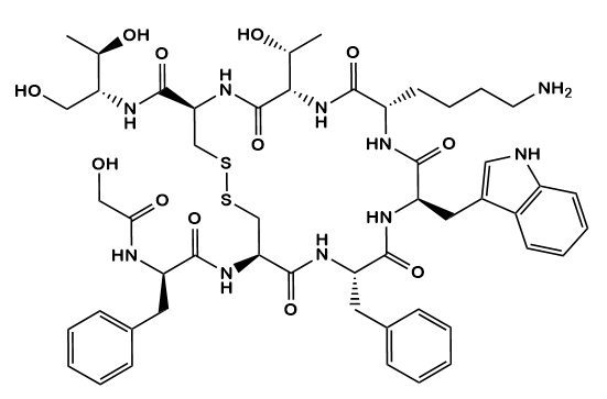 Glycolyl Phenylalanyl Octreotide