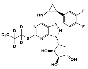 Deshydroxyethoxy Ticagrelor D7