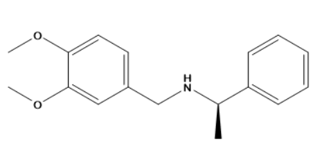 (R)-N-(3,4-Dimethoxybenzyl)-1- phenylethylamine