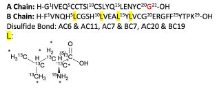 Insulin Glargine Metabolite M2-[13C6 15N Leu]4